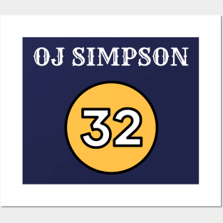 oj simpson Posters and Art